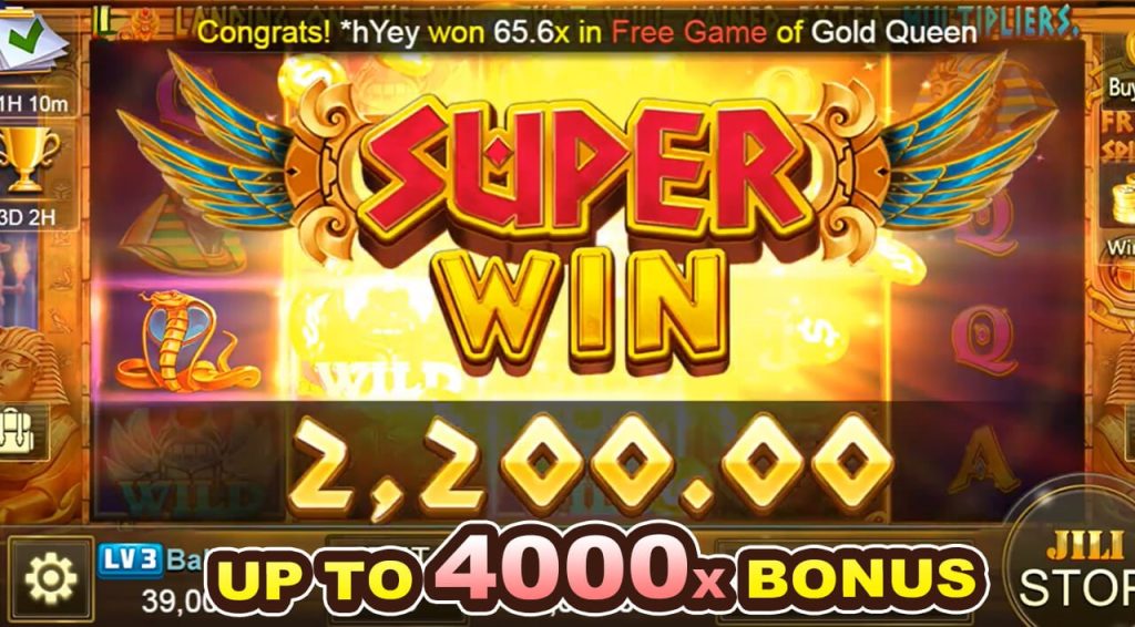Super Win up to 4000X bonus